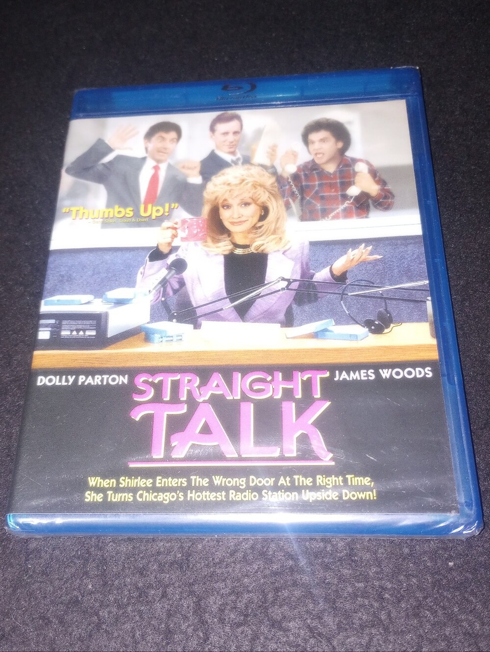 Straight Talk (Blu-ray) Brand New Sealed - Blue Case Dolly Parton James woods
